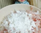 リカちゃん♡新たまねぎ入ふわふわ肉団子作り方6写真