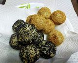 中華デザート 芝麻球(チーマーキュウ)♪作り方7写真