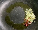 ホヤとアスパラのペペロンチーノ作り方4写真