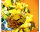 カレー味のポテサラ♪in カボチャ♪作り方5写真