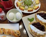 メロンパンで名古屋の餡トースト風作り方7写真