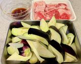 豚ばらとなすの生姜焼き作り方1写真