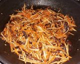 生きくらげ入り生姜風味のきんぴらごぼう作り方4写真