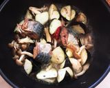 節約時短☆ナスとしめじの簡単サバ缶味噌煮作り方5写真
