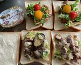 塩麹豚肉のクリームチーズサンドイッチ作り方2写真