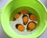 卵焼き（甘い卵焼き）作り方1写真