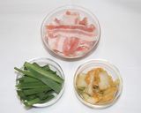 豚キムチぶっかけうどん作り方4写真