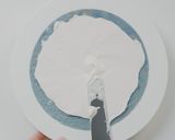 天然ハーブの青いミルクレープケーキ作り方24写真