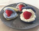 天然ハーブの青いミルクレープケーキ作り方36写真