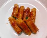 お弁当に!豚ロース肉のにら巻き作り方6写真