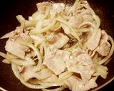 簡単手抜き☆豚薄切り肉の豚丼♪作り方3写真