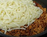 ボロネーゼ風稲庭うどん作り方6写真