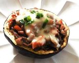 丸なすの牛味噌グラタン作り方8写真
