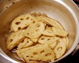 れんこんとコンニャクの土佐煮☆作り方7写真