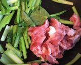 ご飯がススム!豚と小松菜と卵炒め作り方3写真
