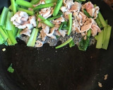ご飯がススム！豚と小松菜と卵炒め作り方4写真