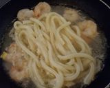 キャベツと海老のスタミナうどん作り方4写真