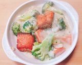 主役級☆超簡単 鮭とブロッコリーグラタン作り方7写真