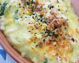 冷凍蟹と冷凍蕗の薹のグラタン作り方8写真