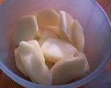 レンジ＊りんごフィリング作り方1写真