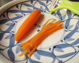 人参の皮海苔作り方1写真