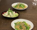 ピーマンしらすの和風パスタ〜何食#112作り方6写真