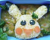 ポケモンのカレー#キャラ弁作り方1写真