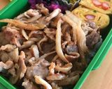 お弁当用☆豚コマの甘くない生姜焼き作り方11写真