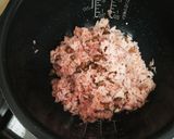 ピンクの豆ご飯作り方4写真