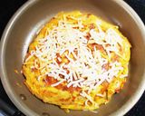 【簡単】余ったパスタで！オープンオムレツ作り方11写真