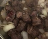 ビーフ　ブルゴーニュ作り方2写真