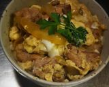 炙り焼鳥の親子丼(*≧∀≦*)作り方5写真