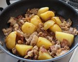 【時短】豚肉とじゃが芋のガーリック炒め作り方5写真