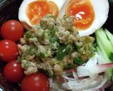 青唐辛子とピーマンの肉みそ作り方7写真