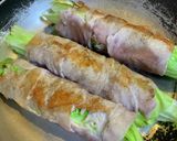 春キャベツ　豚肉巻き　塩コショウ作り方4写真