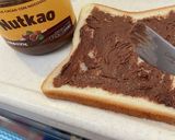 チョコレートスプレッドでスモア風トースト作り方1写真