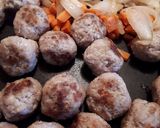ミートボールのチーズカレー煮込み作り方1写真