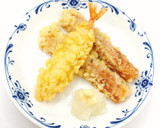 【病院】えび天とちくわの磯部揚げ【給食】作り方4写真