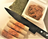 ちくわ！納豆とちくわの磯部揚げ作り方2写真