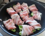チーズ入りピーマンの豚バラ巻き〜辛味噌〜作り方3写真