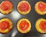りんごとカスタードの薔薇パン作り方24写真