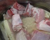 筍と豚ばら肉の煮つけ作り方4写真