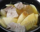 筍と豚ばら肉の煮つけ作り方6写真