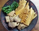 筍と豚ばら肉の煮つけ作り方7写真