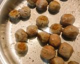 ハーブ香る肉団子♡トマトソースニョッキ作り方7写真