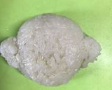 キャラ弁＊小松菜でおだんご頭の女の子作り方1写真