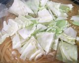 やきとり缶×春キャベツのペペロンチーノ作り方3写真