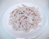 さっぱり☆鶏むね肉と三つ葉の梅干和え作り方4写真