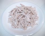 さっぱり☆鶏むね肉と三つ葉の梅干和え作り方4写真