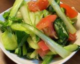 生で食べるちんげん菜！作り方4写真